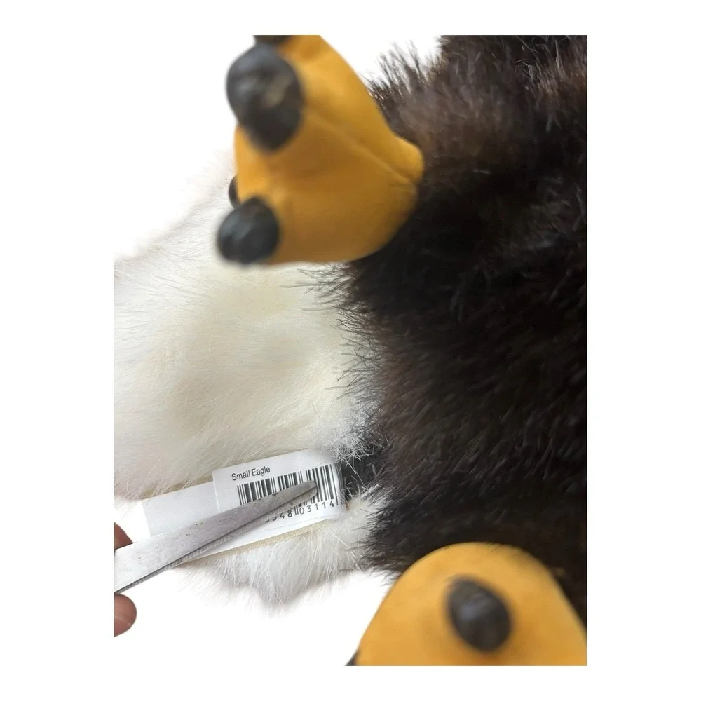 Folkamnis Realistic Bald Eagle‎ Plush Hand Puppet Furry Folk Tails Bird 11''